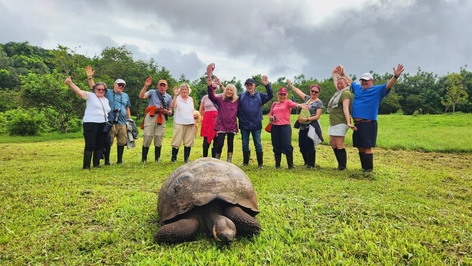 Tortugas gigantes y túneles de lava