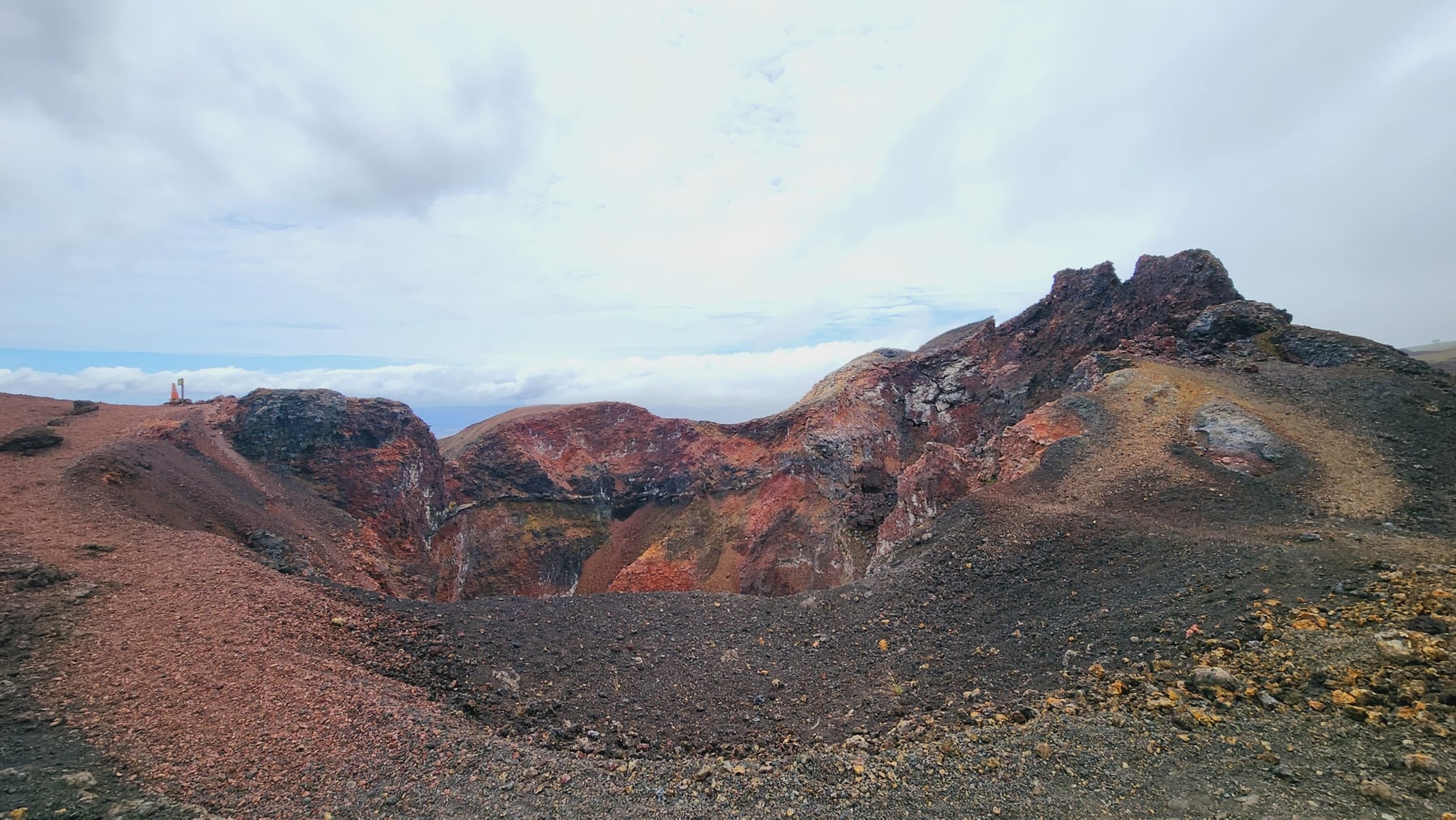 Volcán Chico · Paisajes de lava
